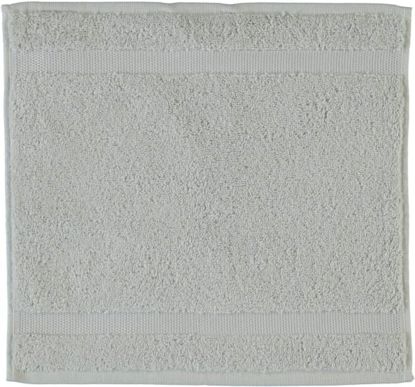 Rhomtuft - Handtücher Princess - Farbe: perlgrau - 11 - Seiflappen 30x30 cm