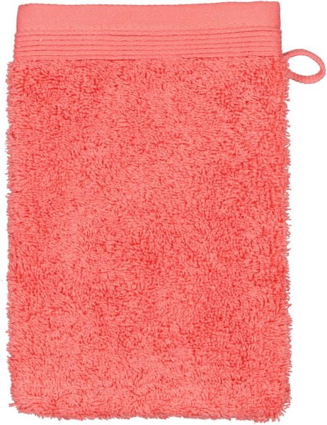 Möve Handtücher Superwuschel - Farbe: coral - 262 - Waschhandschuh 15x20 cm