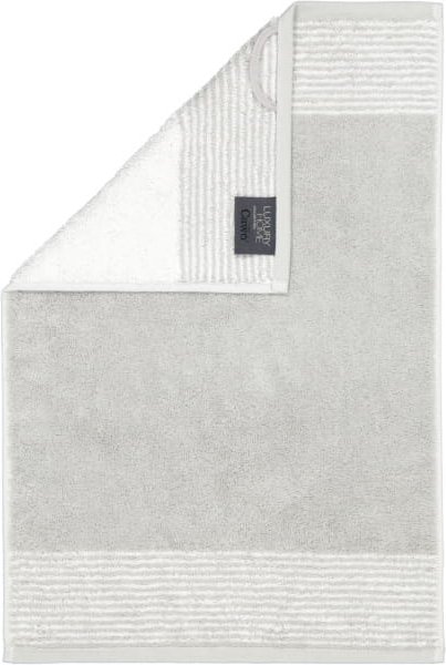 Cawö - Luxury Home Two-Tone 590 - Farbe: platin - 76 - Gästetuch 30x50 cm