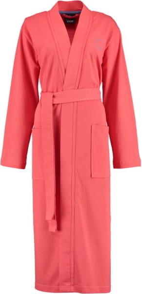 JOOP Damen Bademantel Kimono Pique - 1654 - Farbe: coral - 21 - S