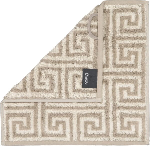 Cawö Handtücher Noblesse Elegance Allover 1088 - Farbe: graphit - 37 - Seiflappen 30x30 cm