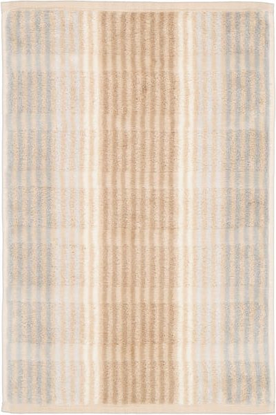 Cawö - Noblesse Cashmere Streifen 1056 - Farbe: sand - 33 - Gästetuch 30x50 cm