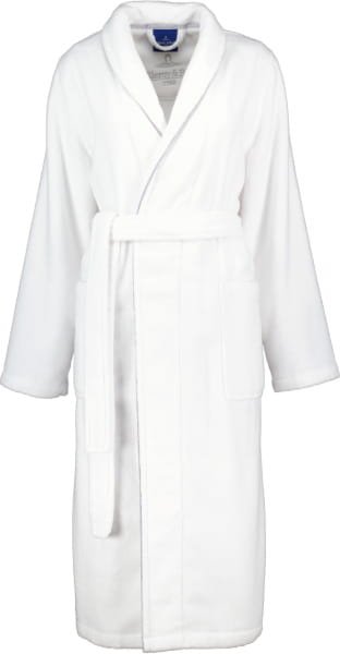 Villeroy & Boch Damen Bademantel Schalkragen 2520 - Farbe: brilliant-white - 67 - S