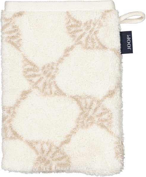 JOOP! Classic - Cornflower 1611 - Farbe: Creme - 36 - Waschhandschuh 16x22 cm