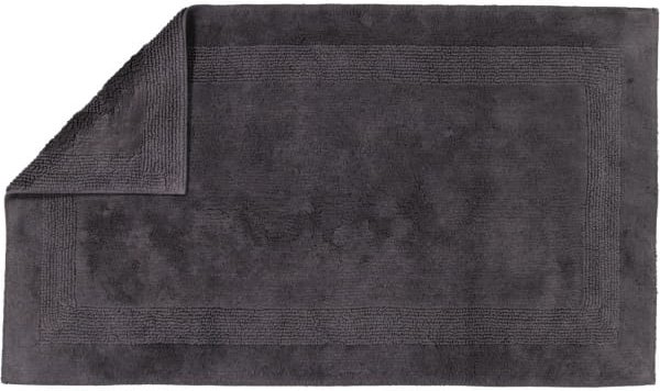 Cawö Home Badteppiche Luxus Badteppich 1000 - Farbe: basalt - 740 - 70x120 cm