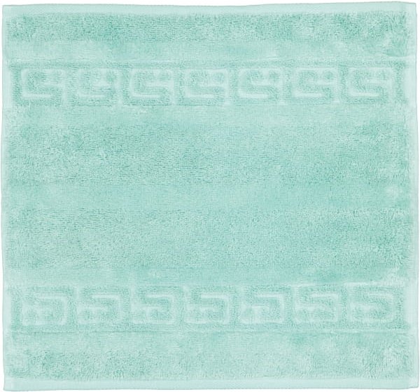 Cawö - Noblesse Uni 1001 - Farbe: 474 - agavegrün - Seiflappen 30x30 cm