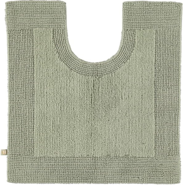 Rhomtuft - Badteppiche Prestige - Farbe: jade - 90 - Toilettenvorlage mit Ausschnitt 60x60 cm
