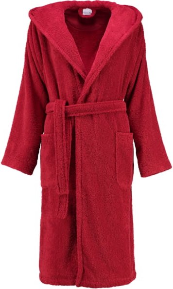 Thumbnail - Möve Bademäntel unisex Kapuze Superwuschel - Farbe: ruby - 075 - L