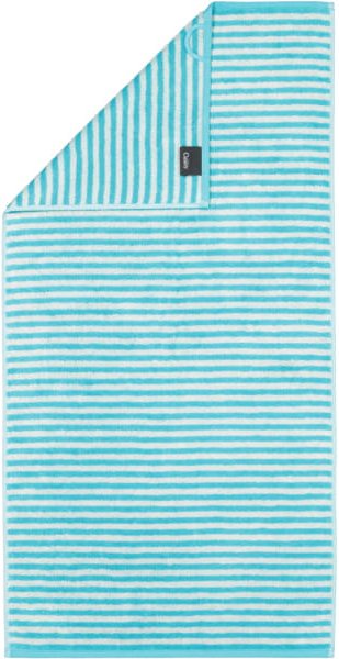 Cawö Handtücher Campus Ringel 955 - Farbe: türkis - 41 - Handtuch 50x100 cm