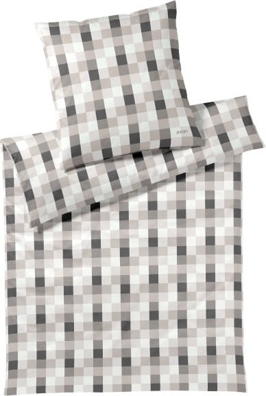 JOOP! Bettwäsche Mesh 4110 - Farbe: Stone - 09 - 80x80 cm - 155x220 cm