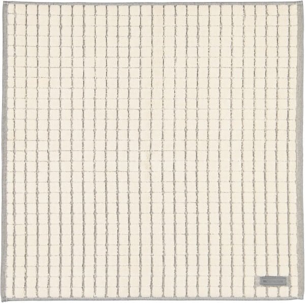 Möve - Eden - Badteppich Kästchenstruktur - Größe: 60x60 cm - Farbe: nature/black - 869 (1-0347/8127