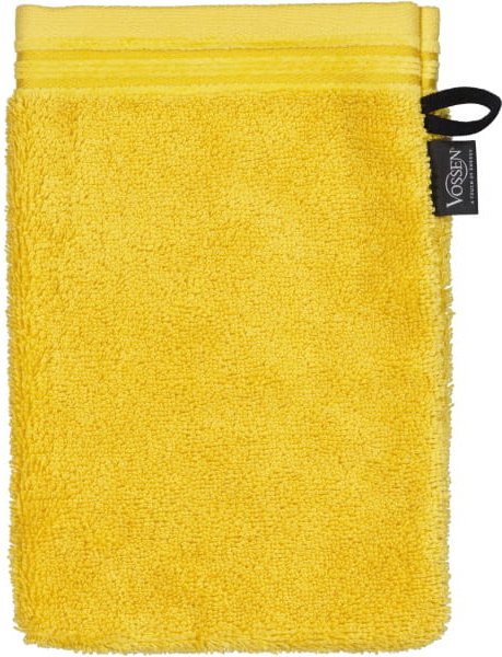 Vossen Handtücher Belief - Farbe: curry - 1640 - Waschhandschuh 16x22 cm