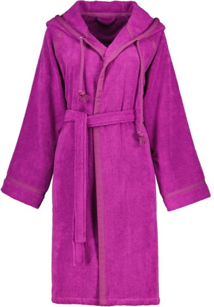 Vossen Bademäntel Damen Kurzmantel mit Kapuze Jive - Farbe: purple - 8590 - XS
