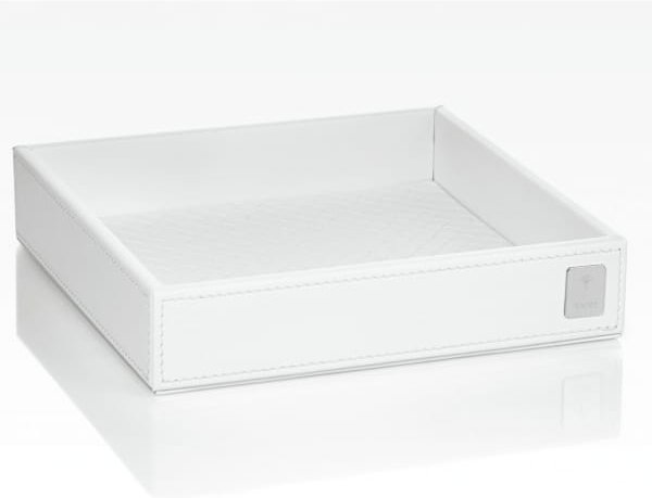 JOOP! BATHLINE - Tablett quadratisch L - Farbe: weiß (011080410)