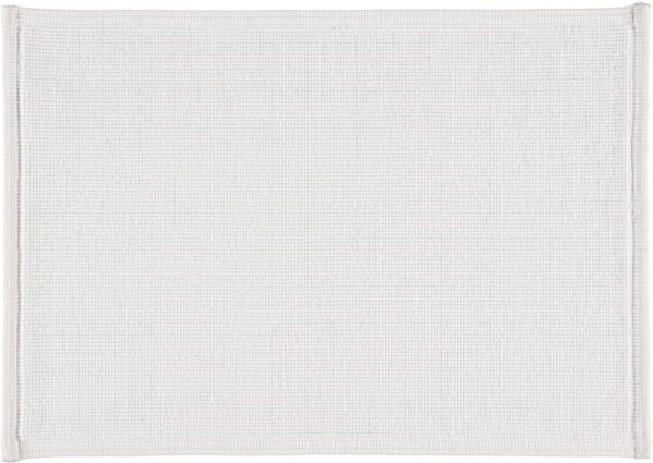 Rhomtuft - Badteppiche Plain - Farbe: weiss - 01 - 50x70 cm