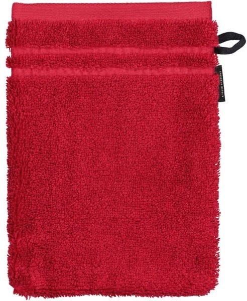 Vossen Handtücher Vienna Style Supersoft - Farbe: rubin - 3900 - Waschhandschuh 16x22 cm