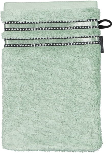 Vossen Handtücher Cult de Luxe - Farbe: soft green - 5305 - Waschhandschuh 16x22 cm