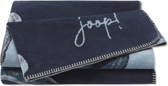JOOP! Wohndecken Flora - Farbe: Marine - 150x200 cm