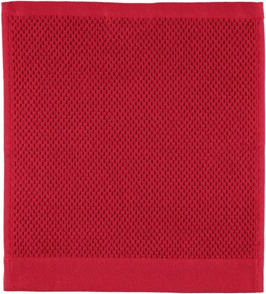 Rhomtuft - Handtücher Baronesse - Farbe: cardinal - 349 - Seiflappen 30x30 cm
