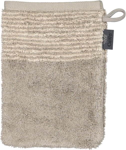 Cawö - Luxury Home Two-Tone 590 - Farbe: graphit - 70 - Waschhandschuh 16x22 cm