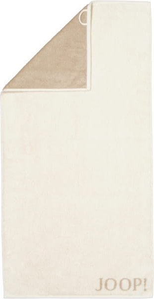 JOOP! Classic - Doubleface 1600 - Farbe: Creme - 36 - Handtuch 50x100 cm