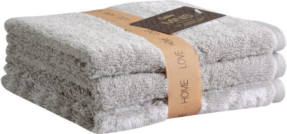 Cawö Seiftücher Minis Mix 9909 3er Pack - Farbe: platin - 76