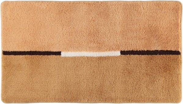 Rhomtuft RHOMY - Badteppich Mira 257 - Farbe: sand - 834 - 65x115 cm