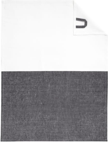 Cawö Home Geschirrtücher Cuisine Duo 535 - Farbe: schwarz/weiß - 96 - 50x70 cm
