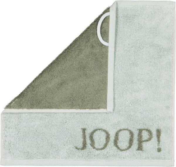 JOOP! Classic - Doubleface 1600 - Farbe: Salbei - 47 - Seiflappen 30x30 cm