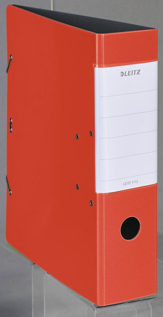 LEITZ Ordner Rückenbreite 8.2 cm DIN A4 Kunststoff hellrot