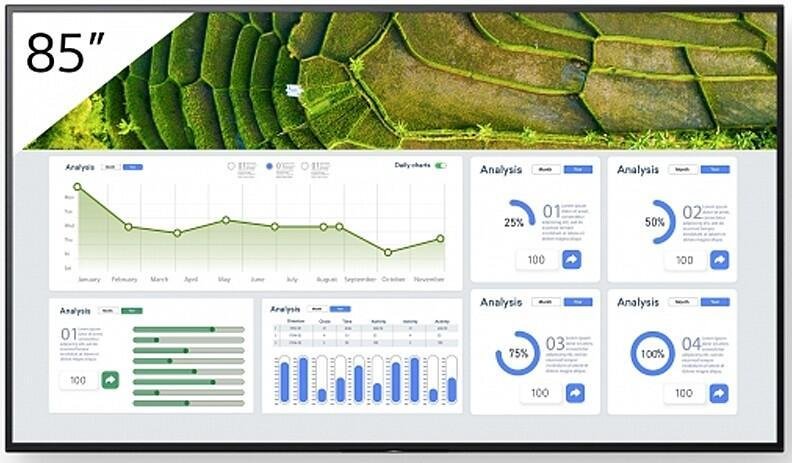 Sony Bravia FW-85BZ30L/TM Professionelles 4K HDR-Display 215,9 cm 85 Zoll