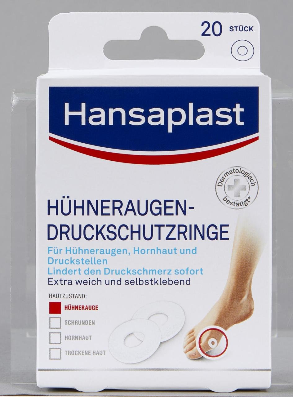 Hansaplast Hühneraugen-Druckschutzringe weiß