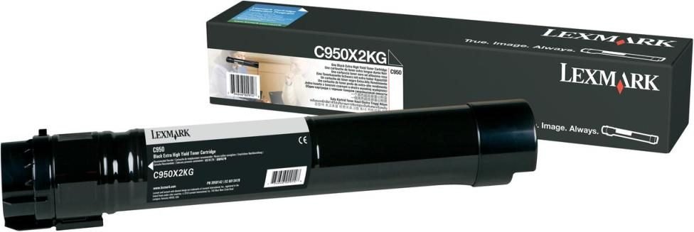Lexmark Original Toner Standard Variante - C/X950 schwarz 32.000 Seiten (C950X2KG)