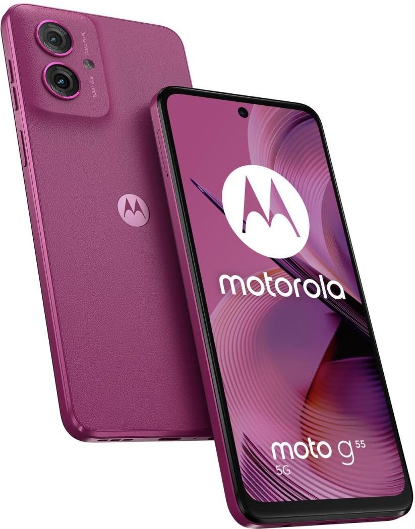 Motorola Moto G55 - 5G Smartphone 8GB/256GB (6.49"), Violett