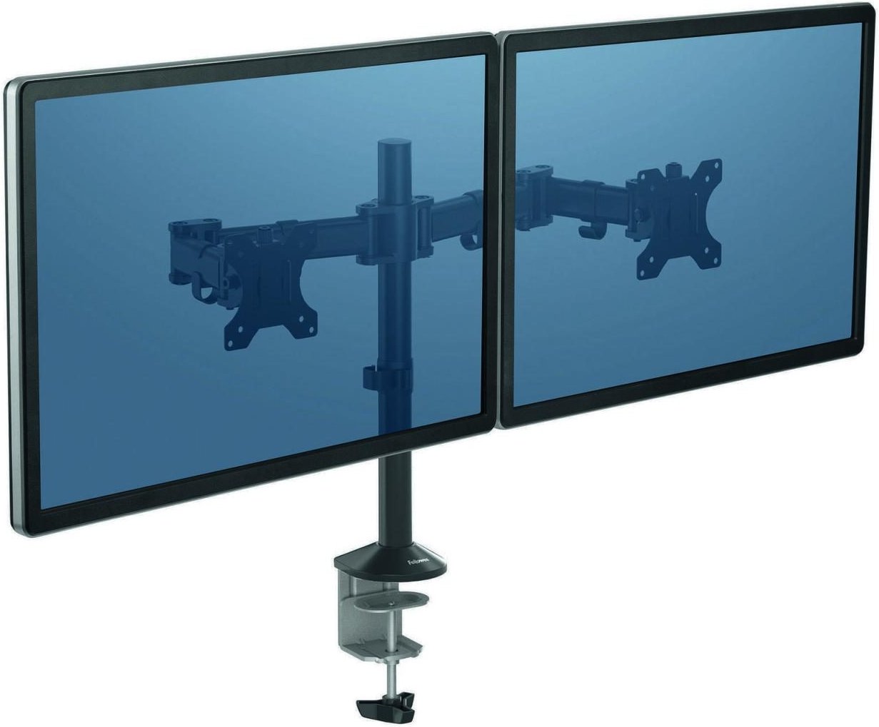 Fellowes Monitor-Halterung Reflex Dual schwarz