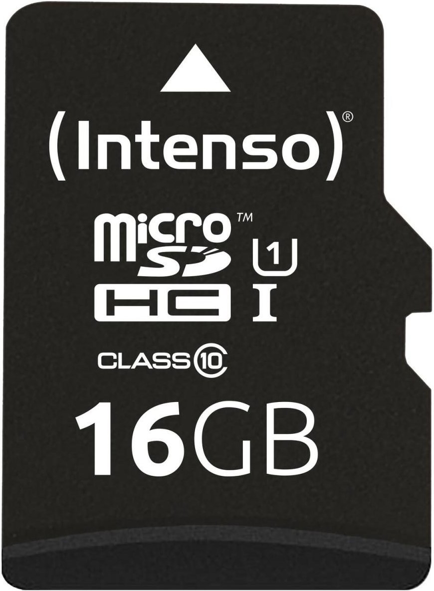 Intenso Speicherkarte microSDXC-Card PREMIUM 16GB