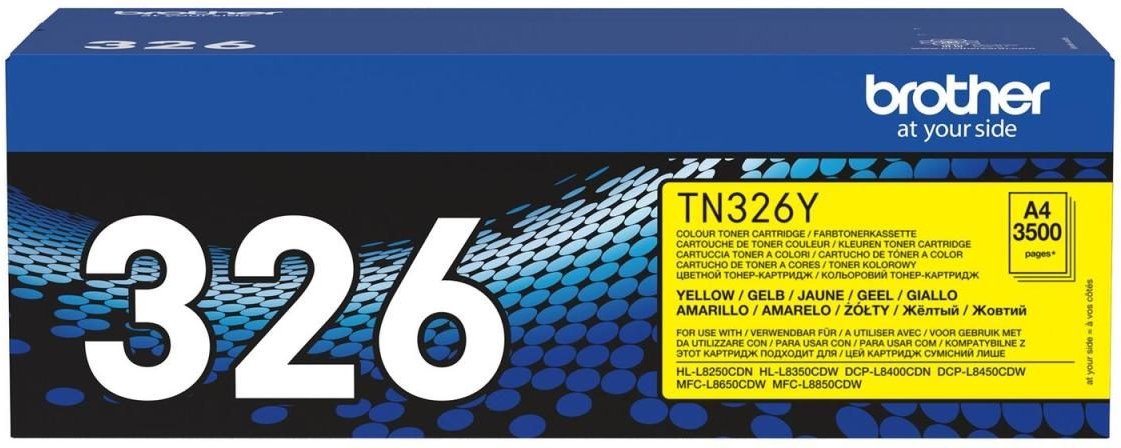 Brother Original TN326Y Toner gelb 3.500 Seiten (TN-326Y)