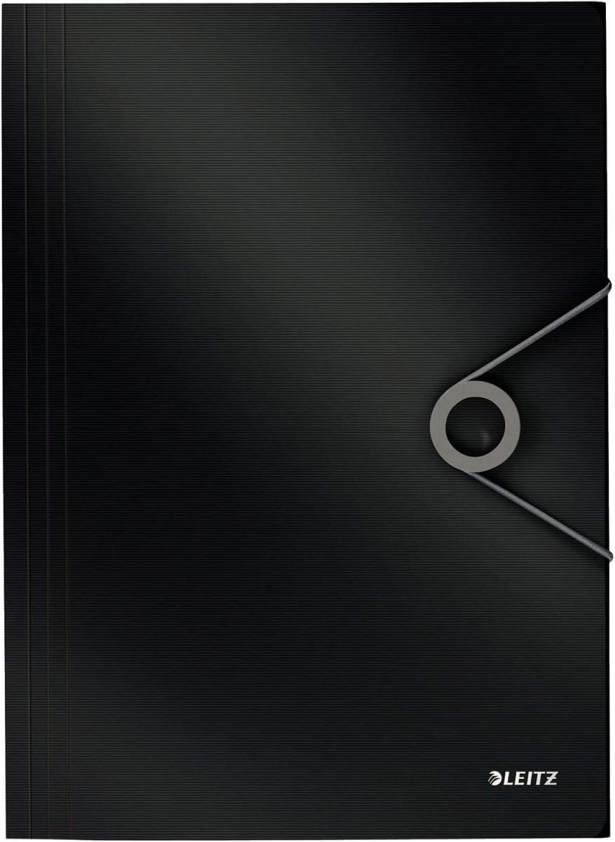 LEITZ Eckspanner Solid DIN A4 schwarz