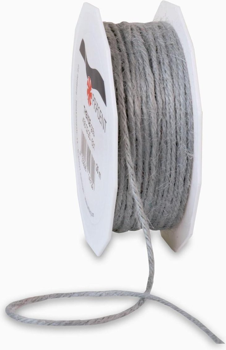 PRÄSENT Kordeln 2 mm x 25 m grau