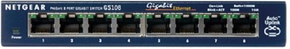 Netgear GS108GE 8-Port Gigabit Unmanaged Switch