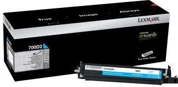 Lexmark Original 700D2 Entwicklereinheit cyan 40.000 Seiten (70C0D20) für C2132, CS310, CS317, CS417, CS517, CX317