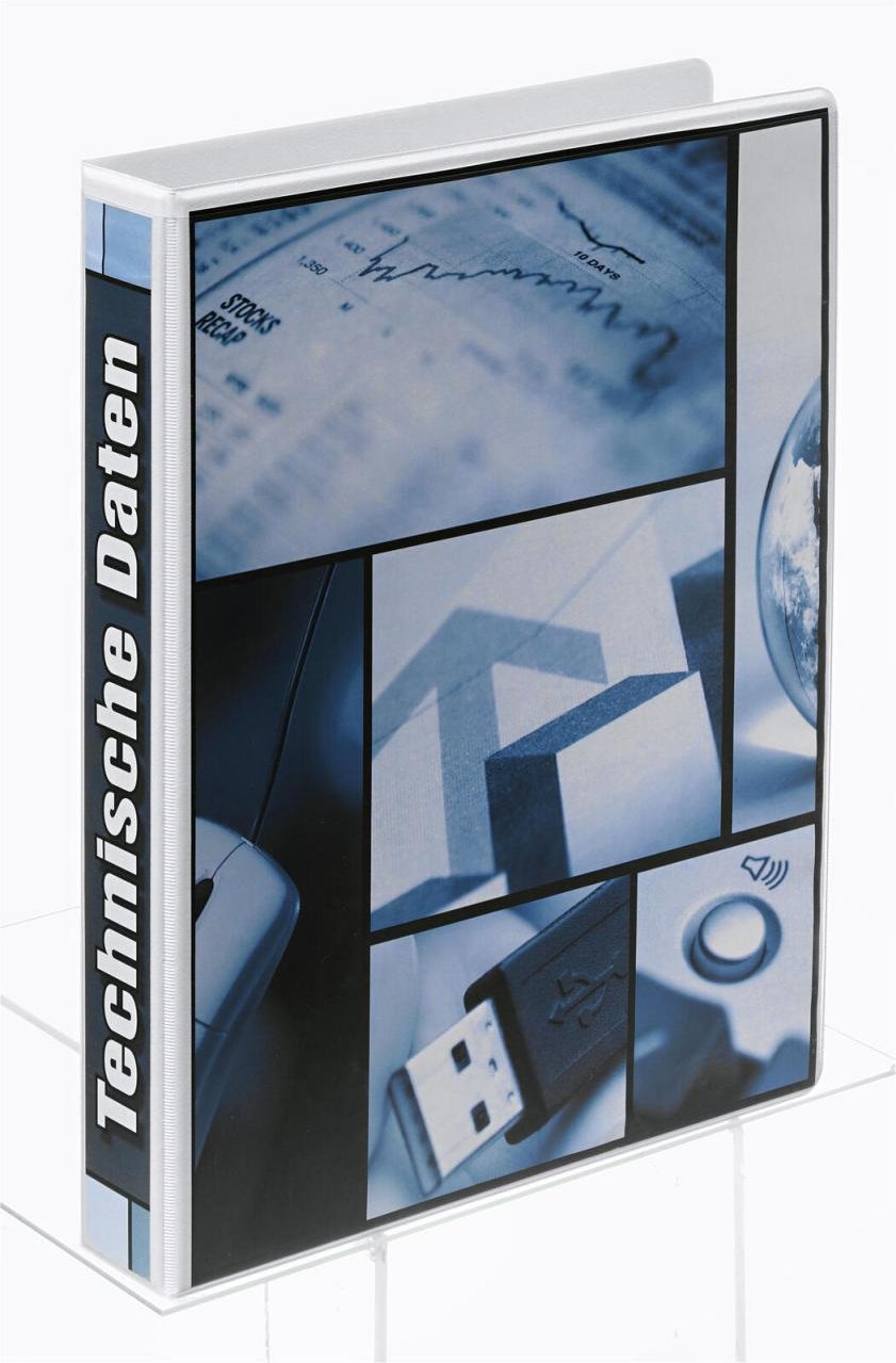 Thumbnail - Esselte Präsentationsringbücher 4-Ringe DIN A4 4.4 cm weiß