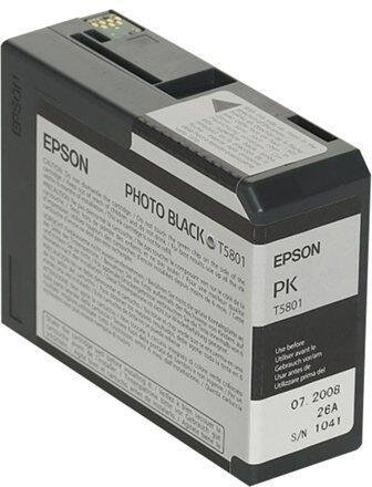 Epson Original T5801 Druckerpatrone photo schwarz 80ml (C13T580100)