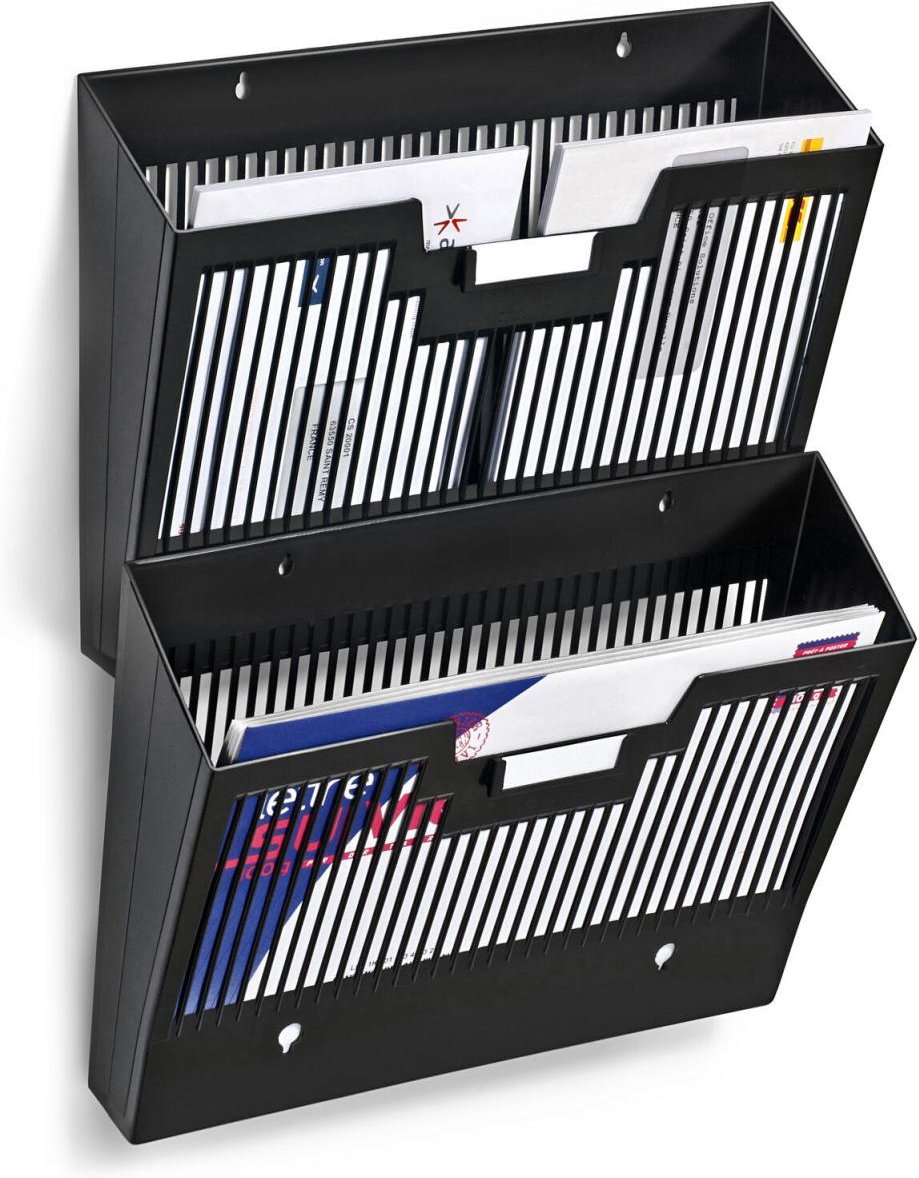 cep Wandprospekthalter DIN A4 1-Fach schwarz