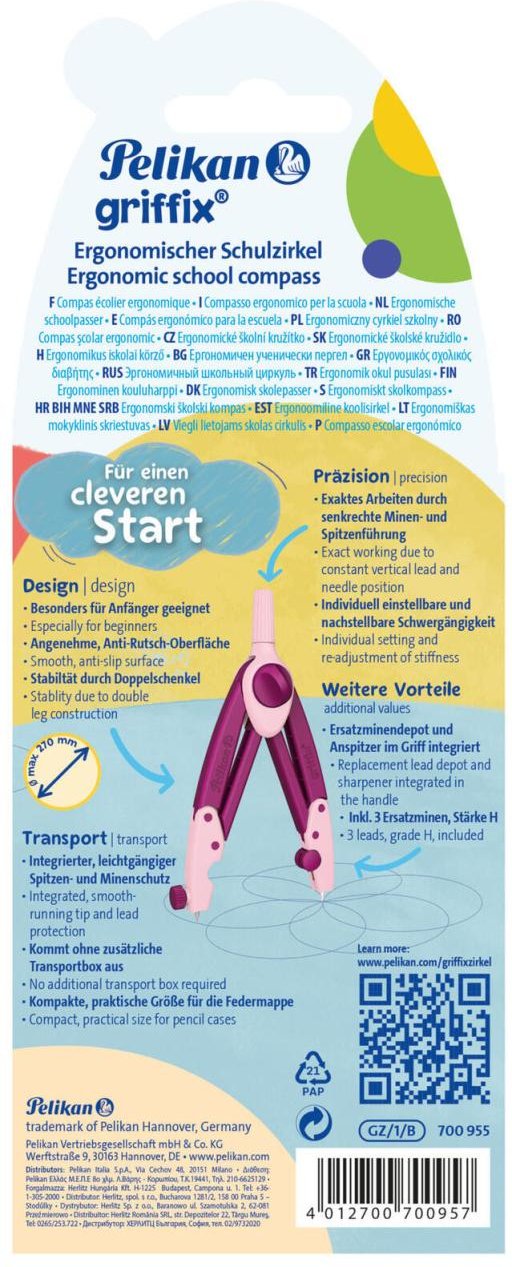 Pelikan Zirkel violett