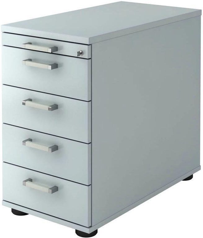HAMMERBACHER Solid SC50 Standcontainer lichtgrau 5 Auszüge