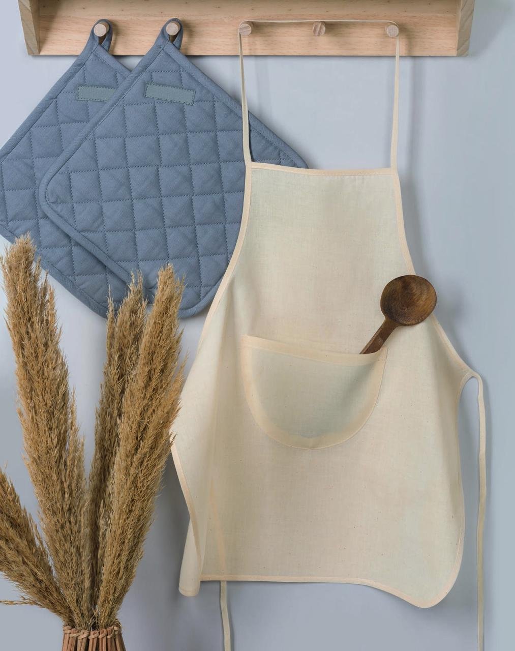 BRUNNEN unisex Kinder-Malschürze cremeweiß