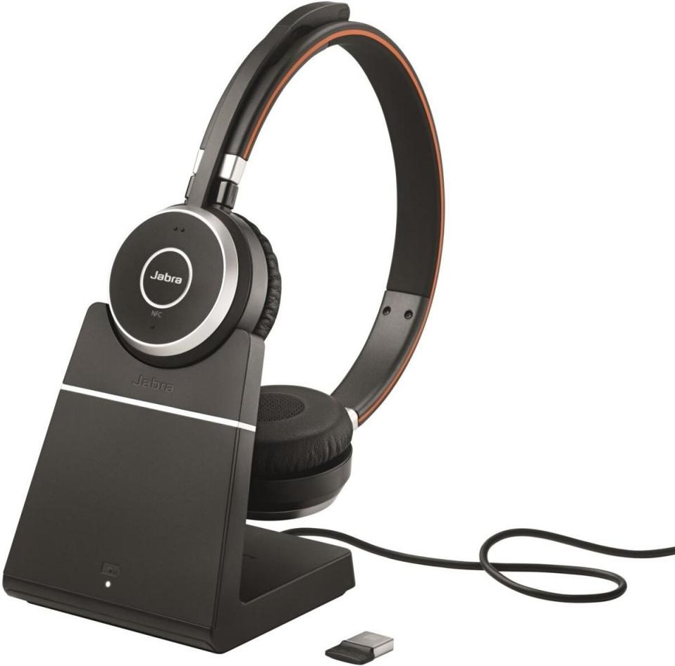 Thumbnail - Jabra Evolve 65 TE UC Stereo Headset On-Ear