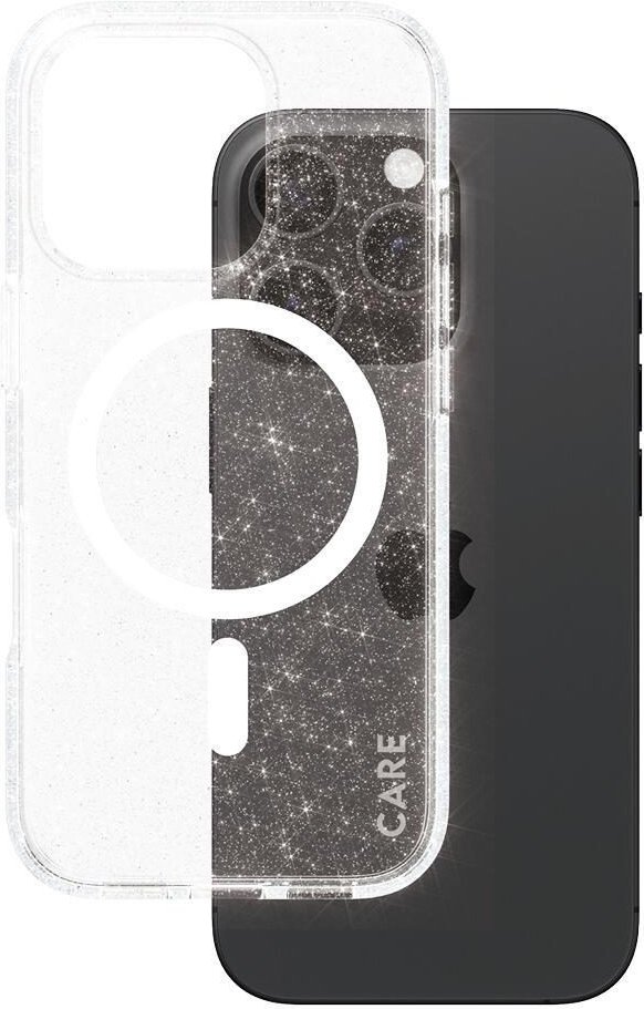 CARE by PanzerGlass® Flagship Case Urban Combat Star Lit Weiß MagSafe für iPhone 16 Pro