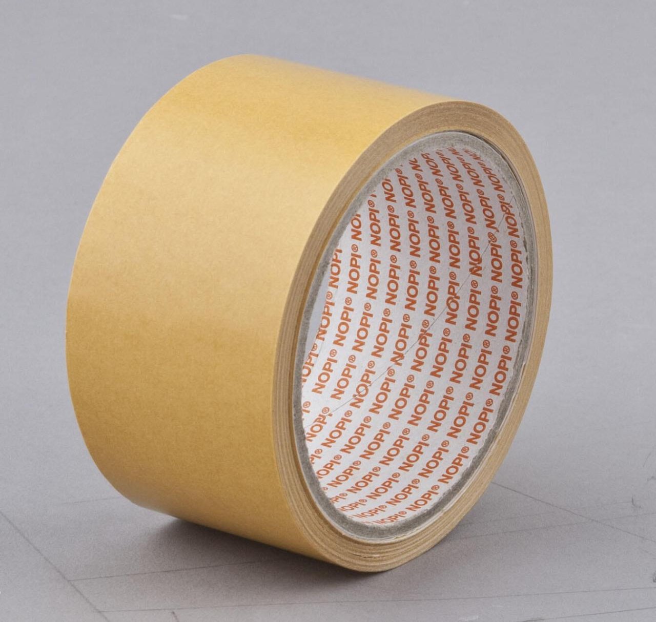 Thumbnail - NOPI doppelseitiges Klebeband 50 mm x 10 m braun